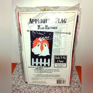 Vtg Flag Factory Create Your Own Beautiful Flag Pattern “Ghosts On A Post”
